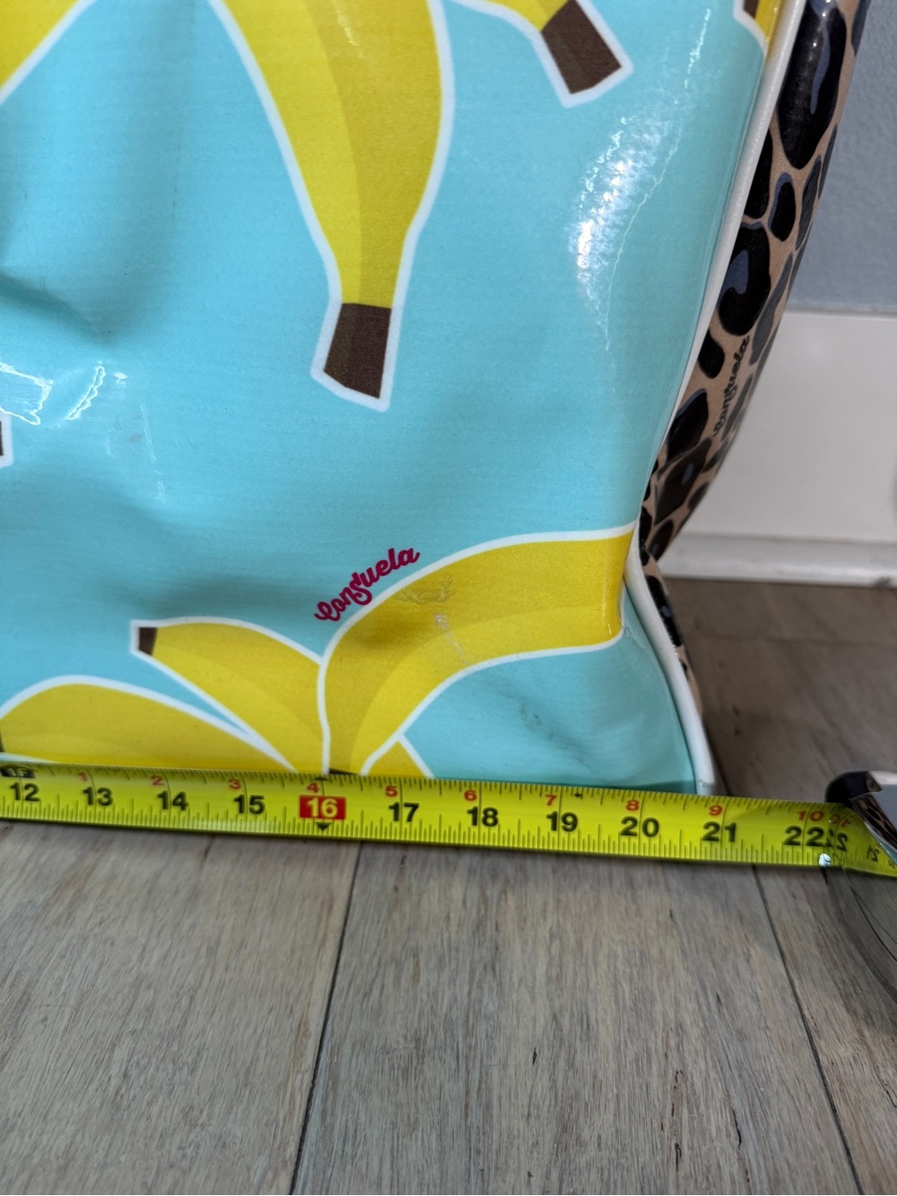 Consuela Jumbo Bag Banana Leopard Print Fully Lined Oversized Tote - Picture 11 of 14